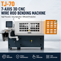 Machine de formage de fil CNC 3D à 7 axes de haute précision pour ressorts de suspension de siège auto, supports sanitaires et porte-vaisselle