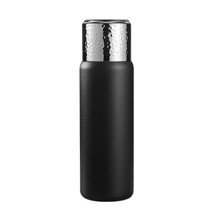 Portable Hammer Textured Customized Stainless Steel Water <b>Bottle</b> Stainless Steel Lid With Filter - Product Image 5