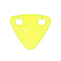 Réflecteur triangulaire pour selle de vélo avec logo personnalisé, multicolore, plaque réfléchissante de sécurité pour le cyclisme, réflecteur d'avertissement à fixer sur la selle de vélo