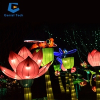 Festliche Lotus-Laternen: Wunderschöne Schwimmende Blumen-LED-Laternen im Chinesischen Stil