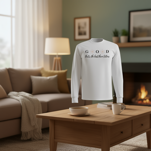 Camiseta de manga larga con las tres letras más bonitas de la historia: Dios. - Product Image 3