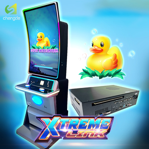 Machine de jeu Xtreme Link Nudge incurvée à LED 43/55 pouces avec cabinet métallique vertical pour salle de jeux, modèle 2026 - Product Image 1