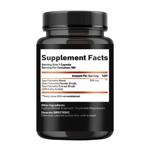 Pure &amp; Natural Saw Palmetto Capsules with Pumpkin <strong>Seed</strong> and Stinging <strong>Nettle</strong> | Herbal Supplements - Product Image 2