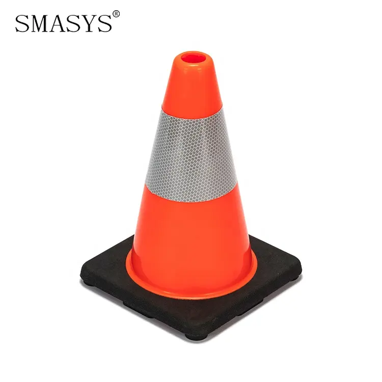 SMASYS Retail Road Highway PVC反射交通安全コーン