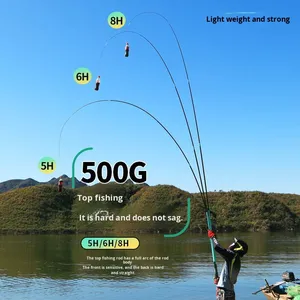 ครู <span class=keywords><strong>deng</strong></span> แนะนำ langjian Guanjun Carbon, เบ็ดตกปลากุ้งที่มีน้ำหนักเบาเป็นพิเศษแข็ง5นอตสำหรับปลาตัวใหญ่ - Product Image 5