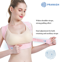 Correcteur de posture compact et fin pour hommes et femmes, soutien dorsal supérieur, ceinture de correction de posture pour soulager les douleurs dorsales
