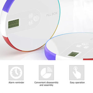 Dispensador de Pastillas Electrónico LM LM25063 de 7 Días con Caja de Almacenamiento, Reloj Despertador, Luz y Funciones Inteligentes - Product Image 5