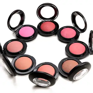 Akiaco Vegan Custom Cosmetics Pink Roses Makeup Private Label Powder Cream Blush Palette