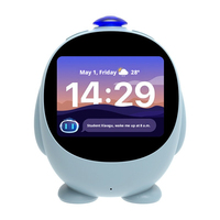 Robot de bureau intelligent IA, 50 groupes d'alarmes personnalisables, machine d'apprentissage précoce pour enfants avec fonction de racontage d'histoires, pour la maison, la chambre et l'étude
