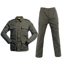 Combinaison tactique noire pour la chasse en plein air, uniforme BDU