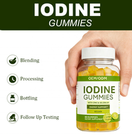 OEM/ODM Gummies de vitamines naturelles à 100 % avec iode, zinc, potassium, magnésium et minéraux pour améliorer la mémoire, le sommeil et les femmes enceintes