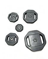 Plaque de protection en PVC et TPU 20 kg avec logo, antidérapante, durable, écologique, pour haltères de fitness commerciaux et entraînement de force – Meilleures ventes