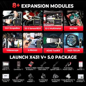 Launch X431 PRO3 V+ 5.0, Máquina de Diagnóstico Automotriz Obd2, Herramienta de Escaneo de Vehículos para Todos los Autos y Camiones - Product Image 5