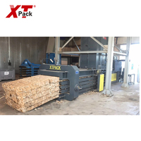 Presse à balles hydraulique horizontale entièrement automatique 80T pour déchets de papier, carton et carton ondulé, pour usine de recyclage XTPACK