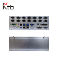 Ordinateur industriel embarqué sans ventilateur KTB 1711 J1900 14 COM RS232 RS485 2 LAN LPT DC 9-36V Windows Linux