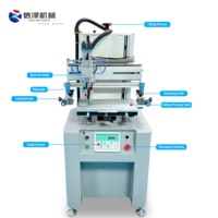 Máquina de Serigrafía Plana Semiautomática a Precio de Fábrica para Láminas de PVC, Plástico y Acrílico con Panel de Control