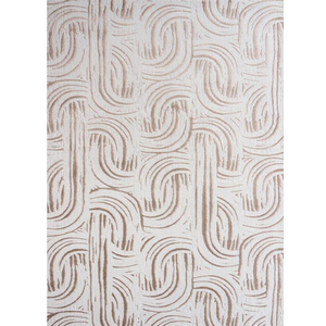 Minimalista polipropilene poliestere seta intrecciata Area tappeti irregolare convesso modello per la camera da letto soggiorno e uso domestico dei bambini - Product Image 2