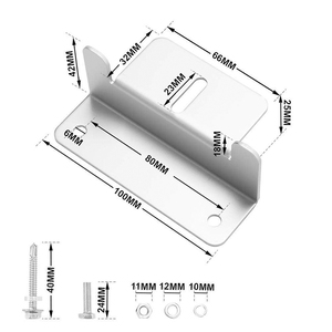 <span class=keywords><strong>Support</strong></span> de montage de <span class=keywords><strong>panneau</strong></span> <span class=keywords><strong>solaire</strong></span> en Z <span class=keywords><strong>pour</strong></span> <span class=keywords><strong>bateau</strong></span> de toit de RV - Product Image 3