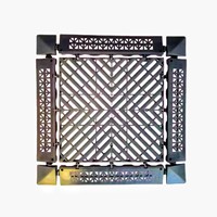 Dalles de sol emboîtables modernes en plastique PP, tapis modulaire amovible pour entrepôt intérieur et salle d'exposition
