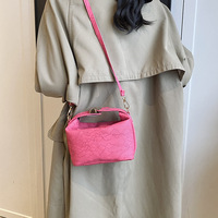 Nouveau Sac à Main Femme Hiver 2026 Couleur Unie Imperméable Grande Capacité |   Sac à bandoulière simple et décontracté |   Mini sac carré