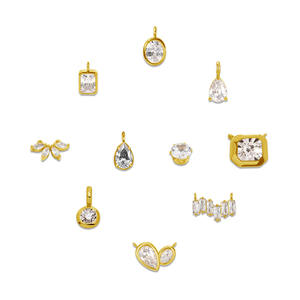 قلادة جديدة لعام <span class=keywords><strong>2026</strong></span> من الفولاذ المقاوم للصدأ مطلية بالذهب عيار 18 قيراط مع كريستال زركون لامع للنساء، تصميم بسيط وأنيق - Product Image 4