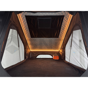 <span class=keywords><strong>Tente</strong></span> de toit rigide SNDN 4x4 tout-terrain avec charnière en X, pour 2-3 personnes, <span class=keywords><strong>camping</strong></span> extérieur, RTT, espace arrière surélevé - Product Image 3