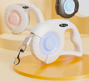 <span class=keywords><strong>Laisse</strong></span> de promenade <span class=keywords><strong>pour</strong></span> <span class=keywords><strong>chien</strong></span> rétractable automatique portable en nylon sans traction en matériau ABS <span class=keywords><strong>pour</strong></span> animaux de compagnie de dessin animé - Product Image 3