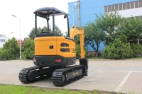 Excavatrice hydraulique d'occasion pour déchets de dépon, sur chenilles, pour sites de gestion des déchets et opérations lourdes, machine d'occasion