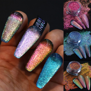 Aurora Tắc Kè Hoa sắc tố bột cho móng tay và mắt màu sắc chuyển đổi lớp phủ crom sắc tố tổng hợp có nguồn gốc Oxit sắt - Product Image 6