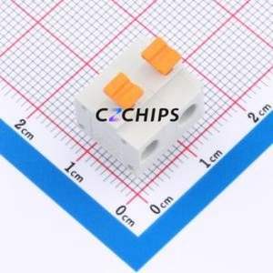 691411410002 Spring Terminal Block Through hole Component (THT),P=7.62mm Connector 7.62mm Green Through Hole 2P - Product Image 1