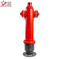 Hydrant d'incendie surélevé en fonte ductile Tianxing SS100/65-1.6B DN100, équipement de lutte contre l'incendie antigel, vente directe usine Chine