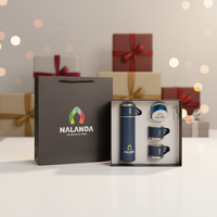 Set Termos Perjalanan Camping Mewah Harga Pabrik Bisnis 500ml Vacuum Flask Set Hadiah 2024 Kualitas Tinggi Kado Kertas Promosi