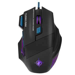 Chuột chơi game có dây 7D bán chạy, đèn nền LED, 3600DPI, hàng có sẵn, chuột chơi game có dây 7D dành cho laptop và máy tính để bàn - Product Image 1