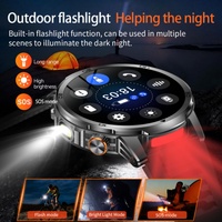 Nuevo Reloj Inteligente Deportivo AK95 Unisex con Pantalla HD de 1.82 Pulgadas, Llamadas Bluetooth, Múltiples Modos Deportivos, Luz LED de Dos Colores para Exteriores
