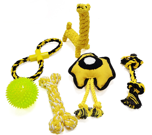 Fabrika özel sıcak satış Pet eğitim köpek çiğneme oyuncakları diş temizleme dolması halat oyuncakları köpek için - Product Image 5