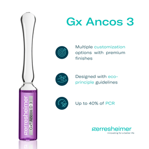 Gx Ancos 3 Ampoules en verre de 3 ml Type D Dermocosmétiques, Soins de la peau, Soins capillaires, Soins pour hommes, Parfum Gerresheimer ref.LS.566.103 - Product Image 2