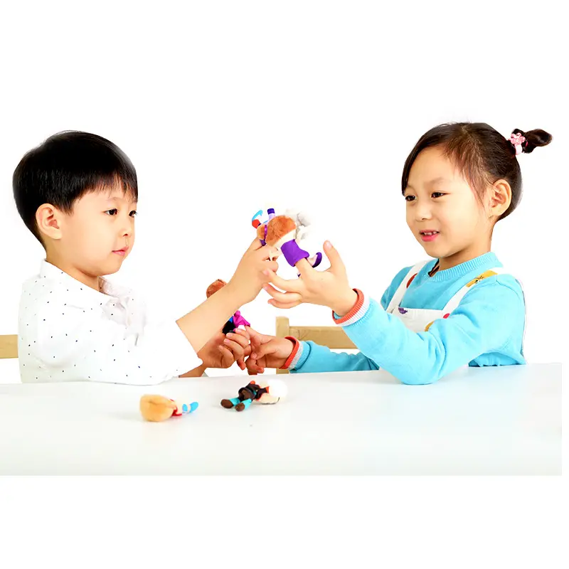 Direct sales preschool education doll children baby comfort toy family finger doll