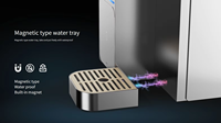 Distributeurs d'eau de bureau haut de gamme à filtration 5 étapes, 100G, sans risque de fuite d'eau, machine de purification d'eau RO autonettoyante