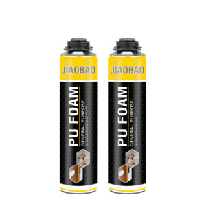 Sigillante in Schiuma PU Jiaobao - Espandente, Isolante, Aerosol da 750ml, per Porte e Finestre, OEM, CE - Product Image 1