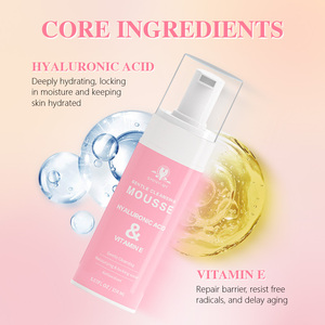 Espuma Limpiadora Facial de Bajo Pedido Mínimo, Espuma Limpiadora Facial Natural Orgánica, Exfoliante Suave, Calmante, Blanqueadora, para Mujeres - Product Image 2