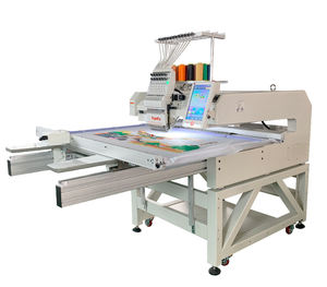 Mesin Bordir Komputer Single Head Dahao 12/15 Jarum, Area Kerja Besar, Ukuran 800*1200 mm - Product Image 1
