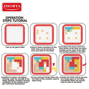 Mesa de Juego Multifuncional Zhorya para el Desarrollo del Pensamiento Lógico en Niños, Juegos Interactivos para Padres e Hijos, Juguetes Educativos - Product Image 4