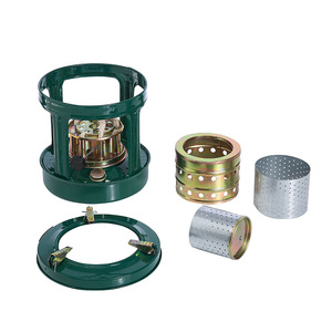 168 Kerosene <b>Stove</b> 8-Coil Integrated Outdoor Camping Windproof Cooking Heating <b>Stove</b> For 2-3 People Diesel Fuel Military Green - Product Image 1