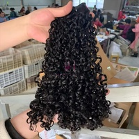Haut de gamme 12A Grade Fumi Hair Super Double dessiné vierge cuticule alignée faisceaux de cheveux brésiliens Funmi Pixie Curl couleur naturelle