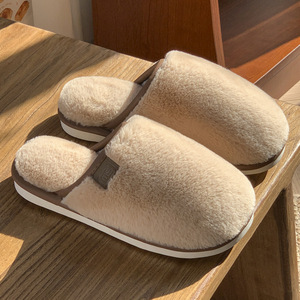 Chaussons d'intérieur pour couple d'hiver, confortables, chauds, enveloppés d'une seule ligne, avec du velours <span class=keywords><strong>et</strong></span> antidérapants pour l'intérieur - Product Image 5