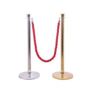 ที่มีคุณภาพที่ดีที่สุดสแตนเลสมงกุฎด้านบนกำมะหยี่เชือกการควบคุมฝูงชนสิ่งกีดขวาง - Product Image 6