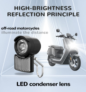 SZFJ Bộ Đèn Xe Đạp D-031 <span class=keywords><strong>Dynamo</strong></span> Bao Gồm Đèn Pha Xe Đạp Stvzo Và Đèn LED Ebike Phía Trước Xe Đạp - Product Image 2