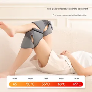 Heated <b>Knee</b> Massager Massage <b>Knee</b> Pads for Old Cold Legs Mugwort Vibrating Hot Compress Rehabilitation Therapy Supplies - Product Image 4