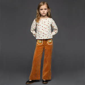 Ultimo Stile 2026 Set di <span class=keywords><strong>Abbigliamento</strong></span> per Ragazze in Velluto a Coste 100% Cotone Chic Autunno Inverno Manica Lunga Ecologico - Product Image 1