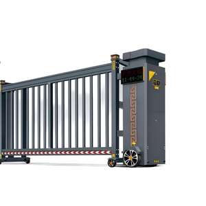 Porte coulissante automatique électrique, extension en acier inoxydable, utilisation scolaire, porte sans rail - Product Image 5